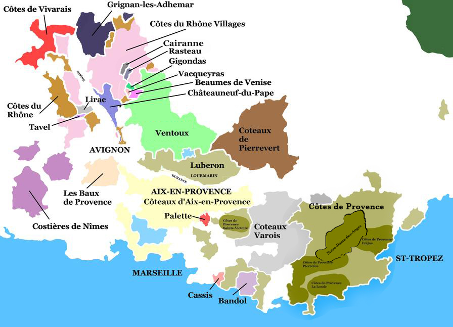 Pwz Map Provence Winezine